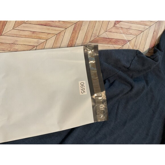 Converse Blue Cowl Women’s Neck Long Sleeve Top Large Blue Shirt Fall Winter L - Picture 9 of 9